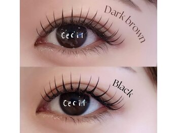 マツゲヤサンセシル(Cecil)/カラーエクステブラウン