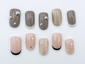 ネイルサロンクイール 宇都宮店(NAIL SALON QUILL)/スキニーフレンチデザイン♪