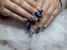 ネイビーネイル