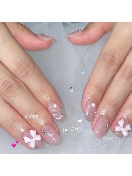Moonnail/短め ワンホンネイル