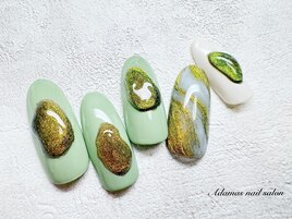 個性派マグネットネイル