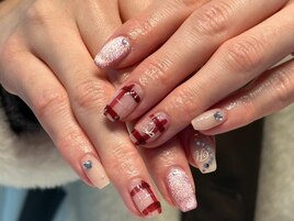 チェックネイル