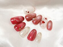 ネイルメゾン 石川橋店/バレンタインサンプル◇ハンド