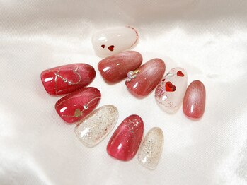 ネイルメゾン 石川橋店/バレンタインサンプル◇ハンド