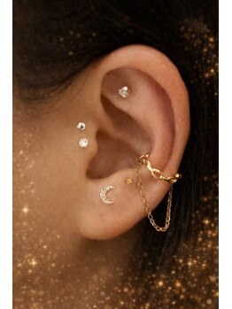 ア ムーン ドロップ(a Moon Drop)/耳ツボジュエリーデザイン