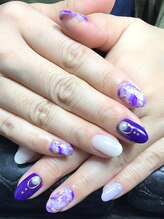 キュア(Cure)/タイダイ柄×金箔