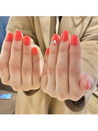 大人REDネイル