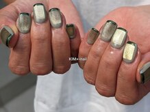 ケイアイエムネイル(KIM nail)/#マグネットネイル #囲みネイル