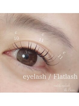 アンドボー(&Beau)/Flat lash 