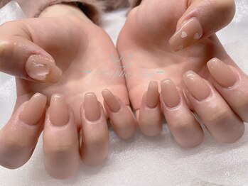 モルフォネイル(Morpho nail)/#ワンホンネイル #キラキラ