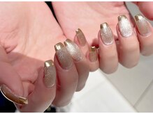 ネイルマジック 仙台一番町店(NAIL MAJIC)/マグネットミラーフレンチネイル