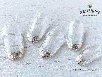 レニューム 1号店(RENEWME)/グリッターフレンチ☆