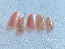 アークネイル 下北沢(urk.nail)/ピンクオーロラ