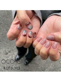 ブルーブラウンネイル