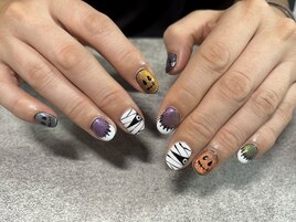 ハロウィンネイル