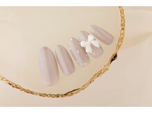 エムスラッシュ ネイル センター北店(M.SLASH)/リボンネイル
