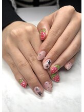 オンショントゥー(enchanteur)/いちごネイル