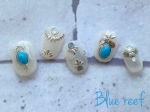 ネイルアンドまつげエクステ ブルーリーフ 四谷三丁目店(Blue Reef)/エスニックネイル