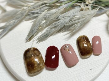 ブレス 仙台駅前本店(BLESS)/秋のオトナべっ甲ネイル!