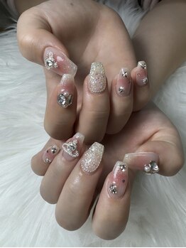 フラワーズネイル(flowers nail)/ガーリー韓国ネイル