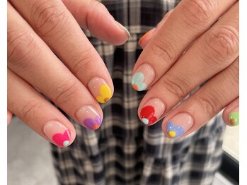 ランダネイル(LANDA. nail)/カラフルネイル♪