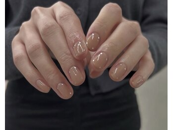 ハンドワークネイル(handworknail)/透明感たっぷり艶カラー