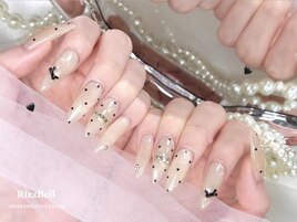 キラキラワンホンネイル