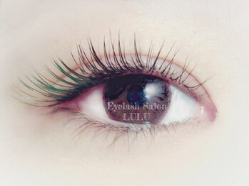 アイラッシュ サロン ルル 春日井店(Eyelash Salon LULU)/グリーンをポイント使い