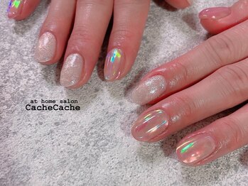 カシュカシュ(Cache Cache)/メタリックピンクうるうる