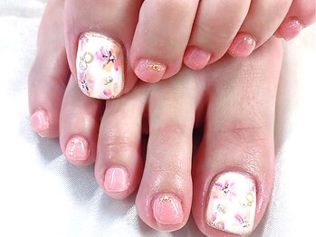 フットネイル◇手描きアート