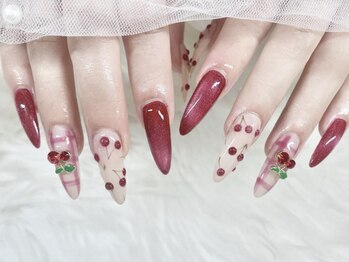 ネイルサロンフォーユー(for u)の写真/【スカルプネイル(アクリル)】クリア10本￥8800+お好きなジェルメニュー選択で自分好みのデザインに☆