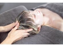 ヘッドマッサージ風景