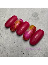 ユウネイル(YOU由NAIL)/主役級！ホットピンクニュアンス
