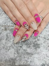 プライベート ネイルサロン マーマ(murmur)/ピンクレオパード
