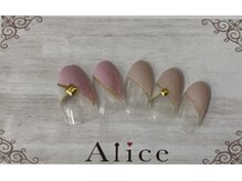 ネイルアンドアイラッシュ アリス(Alice)/デザインネイル￥7500（税込）