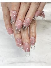 ネイルアンドアイラッシュケーズジュエル(K's Jewel)/Gel-up クリアーフレンチ