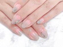 カノンネイル(canon.nail)/シンプルラメグラデーション