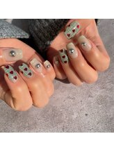 アンネ 伊丹店(ANNE)/ハートチェックネイル