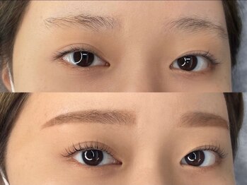 ヴィズアイラッシュ 沖縄北谷店(vizz eyelash)の写真/【まつ毛とのSET施術可能◎】眉毛とまつ毛のトータルバランスで垢抜けおしゃれ顔に♪メンズも大歓迎☆
