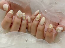 エマネイル プラスキハクヤ 天満橋店(EmaNail+KIHAKUYA)/4月の定額アート