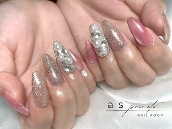 アス(as)の写真/ネイルのことなら当店にお任せ☆お悩みに合わせて1本~長さ出し可能です♪お気軽にご相談ください!