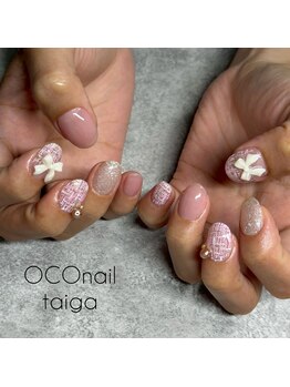 オコネイル ネイルサロンアンドスクール(OCO nail)/ツイードネイル