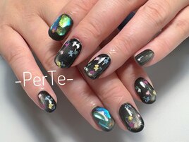 クール/春ネイル/お花ネイル