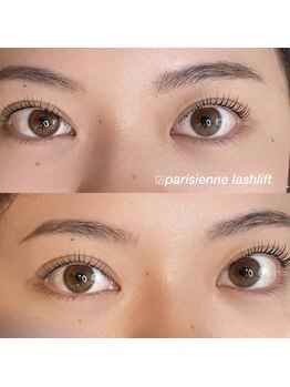 フリック 京都河原町店(FLICK)の写真/当店人気NO.1【パリジェンヌラッシュリフト(コーティング付)¥4690】根本から立上げキープ力◎メイクも時短!