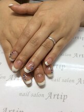 ネイルサロン アーティップ(Nail Salon Artip)/フレンチ ウエディング ネイル