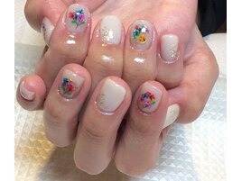 ～ドライフラワーネイル～