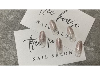 ツリーハウスネイル(tree house nail)/ラメグラデーション