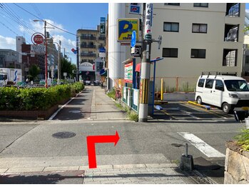 産後骨盤矯正ダイエットセンター 天王寺 阿倍野/昭和町駅からの道順Aの９