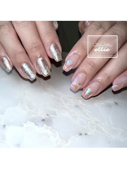 エリー(ellie)/ちぐはぐネイル 持ち込みネイル