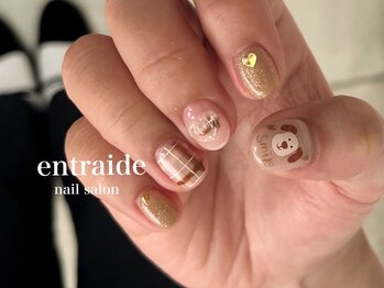アントレッド(entraide)/韓国風ネイル
